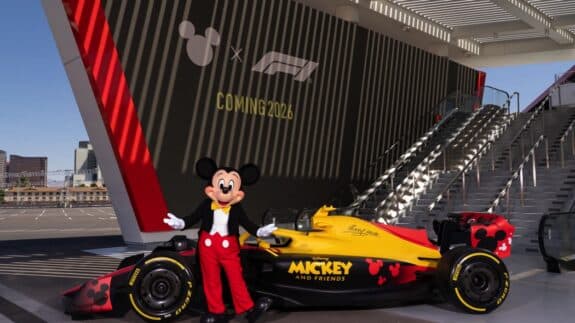 Mickey & Friends and F1 Race to New Colloboration in 2026