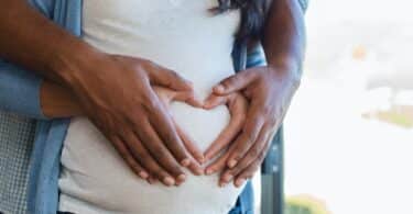 Multiethnic couple expecting a baby