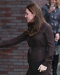 A pregnant Duchess of Cambridge, Kate Middleton, visits the Fostering Network, London