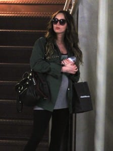 A pregnant Megan Fox visits the doctors in LA
