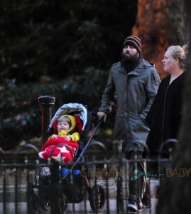 Adele & Simon Konecki Stroll with Son Angelo in London