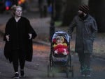 Adele and Simon Konecki Stroll with Son Angelo in London
