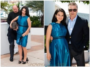 Alec Baldwin & Pregnant Hilaria Thomas in Cannes 2013