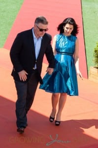 Alec Baldwin and Hilaria Baldwin attend the photo call for 'Seduced and Abandoned' during The 66th Annual Cannes Film Festival held at the Palais Des Festivals as part of the 66th Cannes Film Festival in Cannes