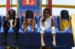 Alessandra Ambrosio and her daughter Anja at The Pacific Park at Santa Monica Pier
