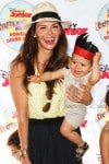 Ali Landry with son Valentin At Disney Junior's "Pirate and Princess Power of Doing Good" tour