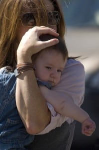 Alyson Hannigan and Family Shop in LA