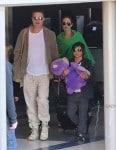 Angelina Jolie and Brad Pitt at LAX with son PAX