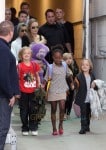 Angelina Jolie & Her Chidren Arrive Into Sydney Airport