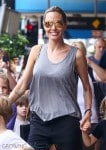 Angelina Jolie shops in Australia with her kids