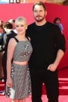 Anna Faris and Chris Pratt at the premiere of the LEGO Movie