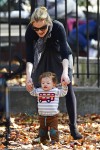 Anna Paquin at the park in NYC with her twins