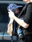 Anna Paquin takes one of her twins out for a walk in Venice Beach