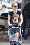 Anna Paquin steps out with her twins Poppy & Charlie on Venice beach