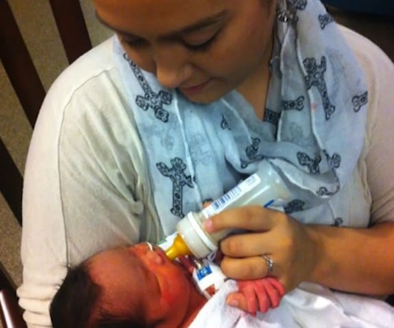 Baby Faith born to mom Jessie Ayagalria