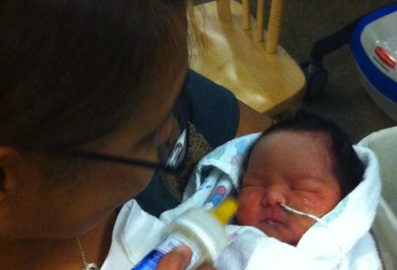 Baby Faith born to mom Jessie Ayagalria