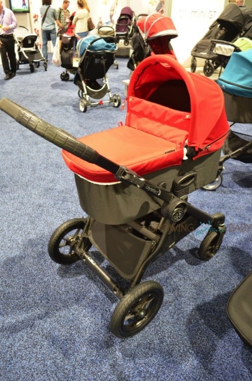 Baby Jogger Deluxe Pram on a city select