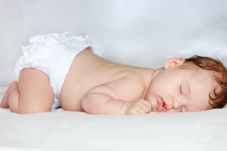 Baby sleeping tummy