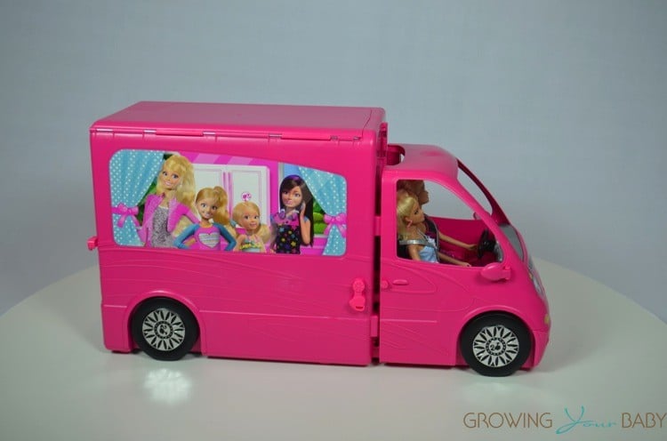 hoe Redenaar Kreek Barbie Sisters Glam Camper 2014 - Growing Your Baby
