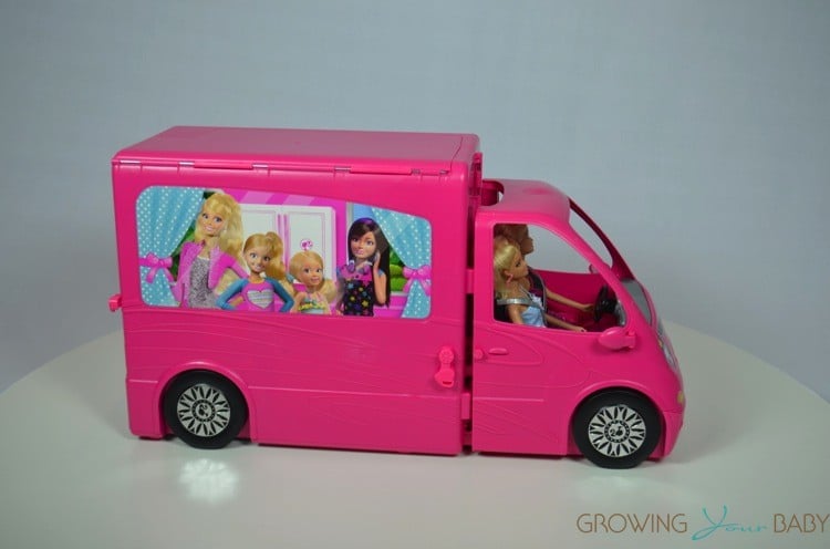 glam camper barbie