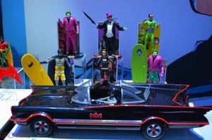 Batman Classic TV Series Action figures and Batmobile Vehicle