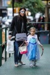 Bethenny Frankel out in New York City with her daughter Bryn Hoppy
