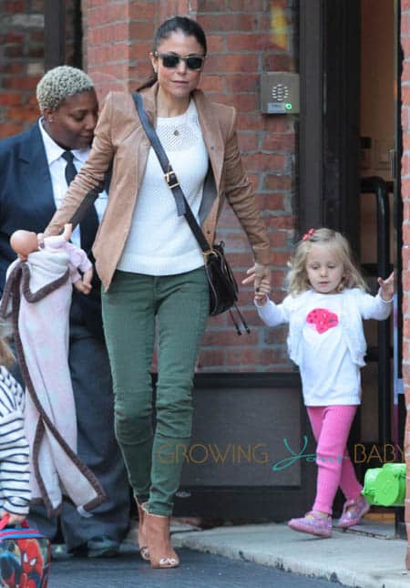 Bethenny Frankel Takes Daughter Bryn On A Walk In New York