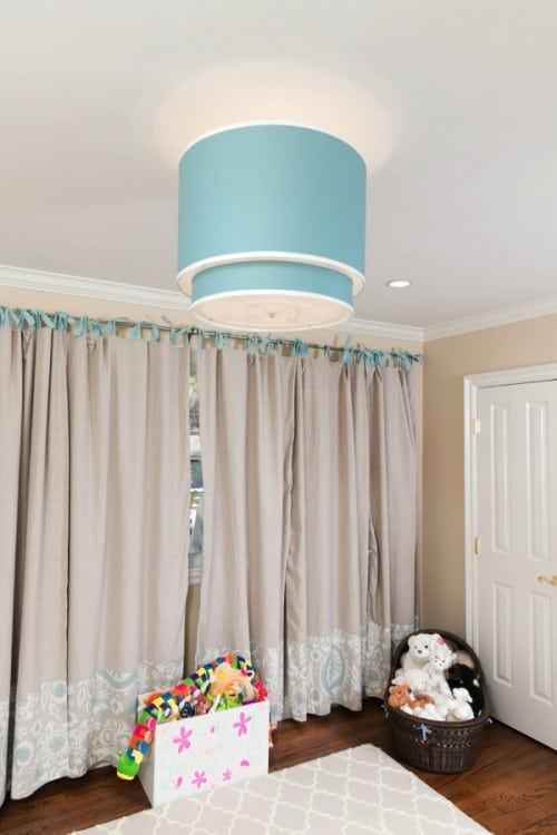 Beverley Mitchell's daughter Kenzies nursery