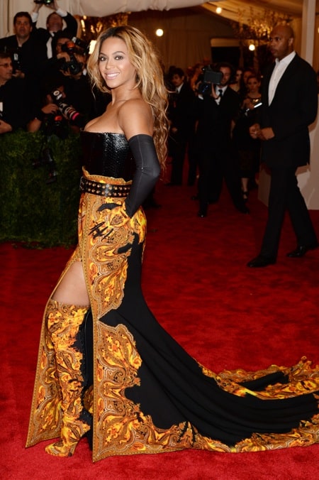 Beyonce at the 2013 Met Gala at the Metropolitan Museum of Art