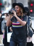 Beyonce out in Paris