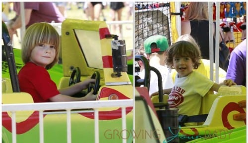 Bob and Max Sheen at the Fair in LA