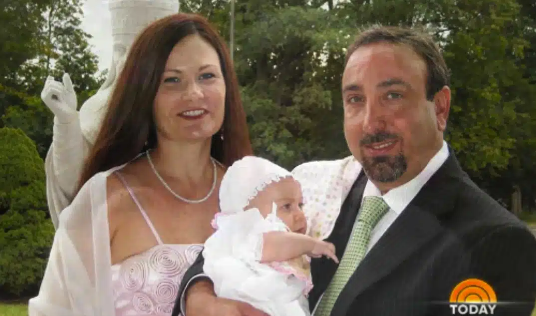 Brett and Kristie Cavaliero with daughter Ray Ray