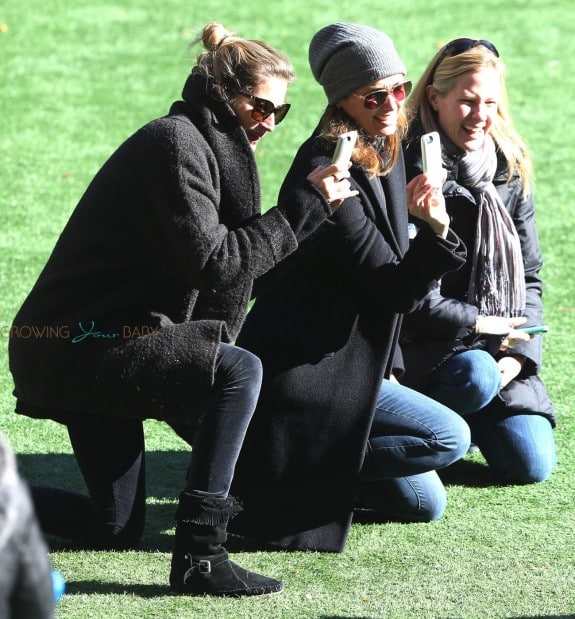  Gisele Bundchen and son Benjamin meet up with Tom Brady's ex-wife Bridget Moynahan and attend son Jack's soccer game in New York City