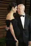 Bruce Willis with pregnant wife Emma Heming at Vanity Fair party 2014