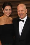 Bruce Willis with pregnant wife Emma Heming attend Vanity Fair party