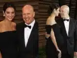 Bruce Willis with pregnant wife Emma Heming attend Vanity Fair party 2014