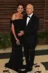 Bruce Willis with pregnant wife Emma Hemming at Vanity Fair party