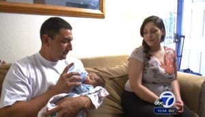 Carlos and Tenisha Urrutia with son Marcello