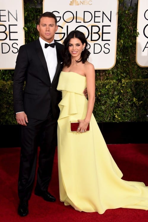 Channing Tatum and Jenna Dewan - 72nd annual Golden Globe Awards