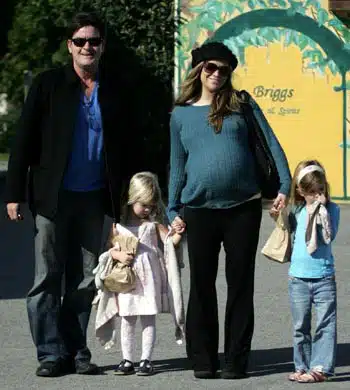 Charlie Sheen takes out his family, LA