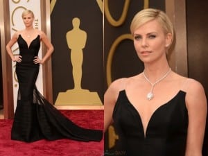 Charlize Theron Red carpet 86th annual Academy Awards