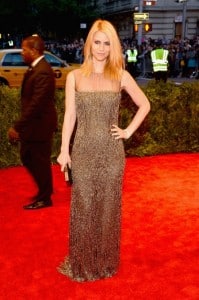 Claire Danes at the 2013 Met Gala at the Metropolitan Museum of Art