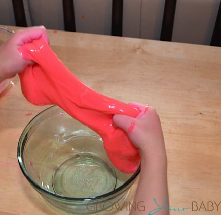 DIY making Slime - playtime