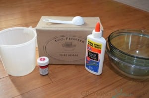 DIY making Slime - what you need