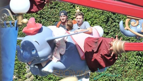 Beckham Family At Disneyland