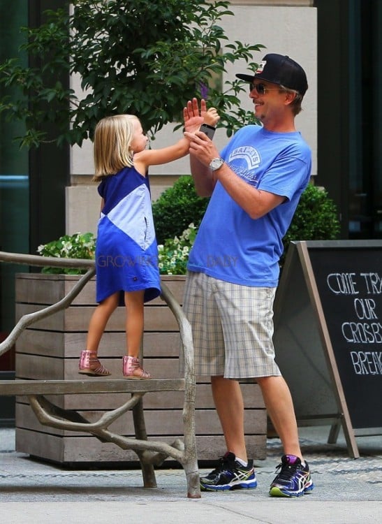 David Spade steps out with daughter Harper