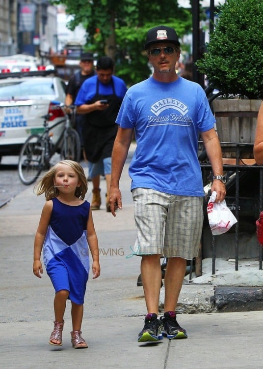 David Spade steps out with daughter Harper