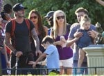 Beckham Family At Disneyland