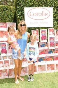 Denise Richards with daughters Lola & Eloise at Corolle Event at the Grove LA