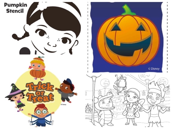 Disney Junior Halloween printables